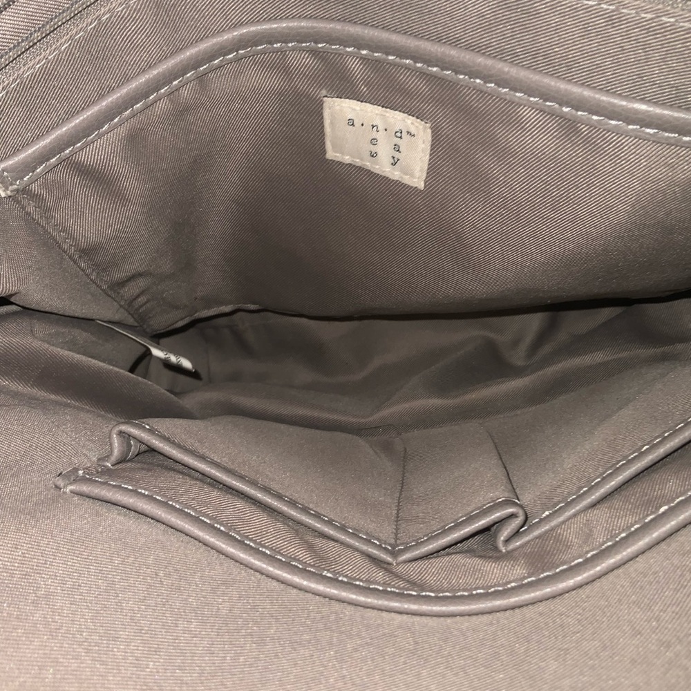 A New Day Taupe Backpack with Gold Accents - Picture 4 of 4